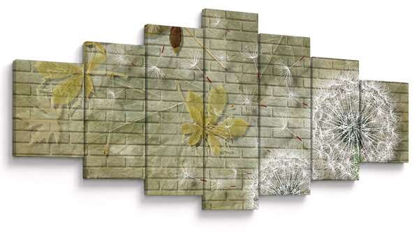 Obraz - Pampelišky unášené větrem (210x100 cm)