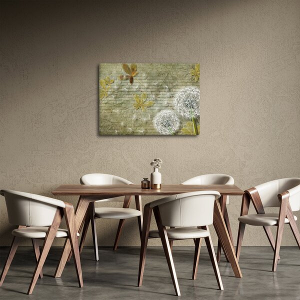 Obraz - Pampelišky unášené větrem (70x50 cm)