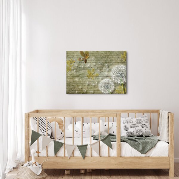 Obraz - Pampelišky unášené větrem (70x50 cm)
