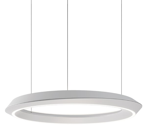 Lodes 19921 1027 Tidal, kulaté závěsné svítidlo LED 33W 2700K, matná bílá/bílá, průměr 60cm, TRIAC