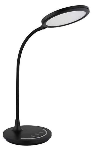 Globo 58483 - LED Stmívatelná dotyková stolní lampa KENNY LED/12W/230V černá