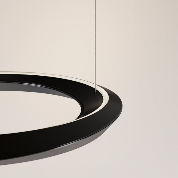 Lodes 19921 6727 Tidal, kulaté závěsné svítidlo LED 33W 2700K, hnědá/bílá, průměr 60cm, TRIAC
