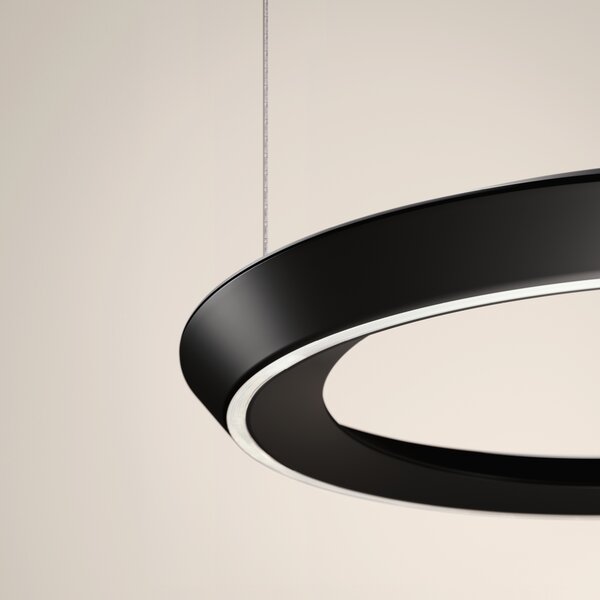 Lodes 19921 6727 Tidal, kulaté závěsné svítidlo LED 33W 2700K, hnědá/bílá, průměr 60cm, TRIAC