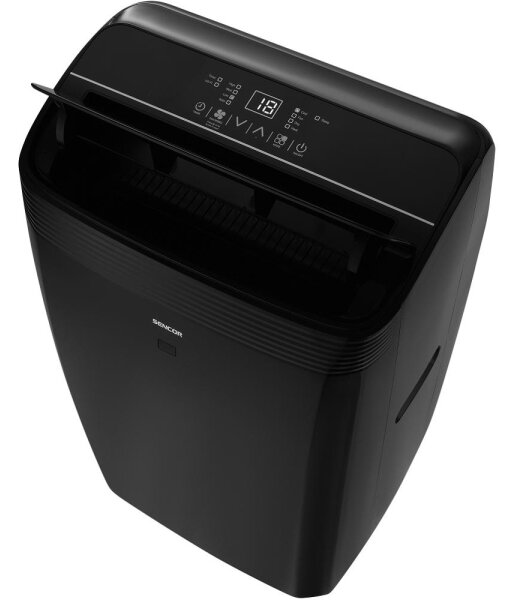 Sencor - Chytrá mobilní klimatizace 900W/230V 9000 BTU Wi-Fi černá + DO
