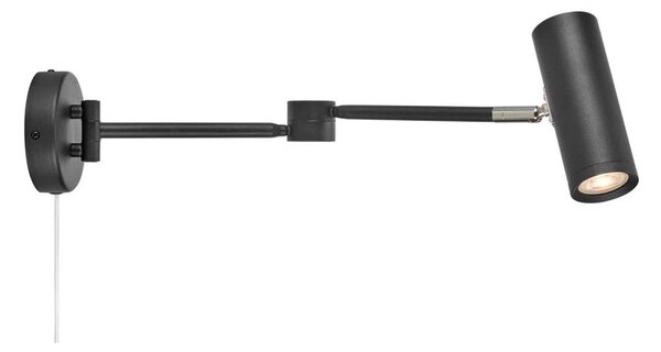 Markslöjd 109181 - LED Stmívatelná nástěnná lampička ARLO LED/4,9W/230V černá