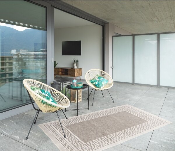 Venkovní koberec EXPRESS NEW OUTDOOR 80x150 cm šedá/béžová