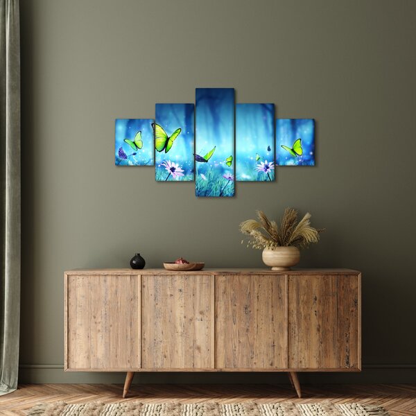Obraz - Mystická lesní mýtina (125x70 cm)