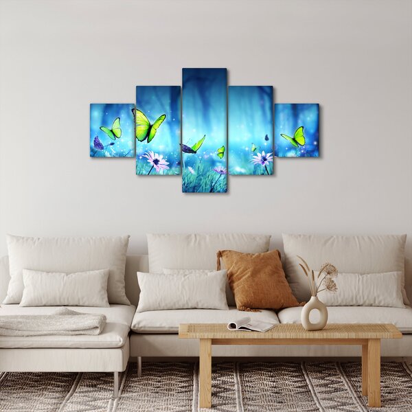 Obraz - Mystická lesní mýtina (125x70 cm)