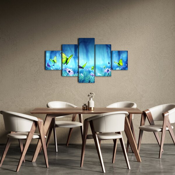 Obraz - Mystická lesní mýtina (125x70 cm)