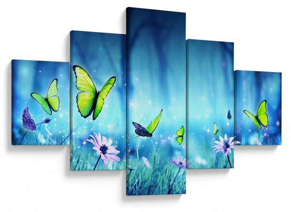 Obraz - Mystická lesní mýtina (125x70 cm)