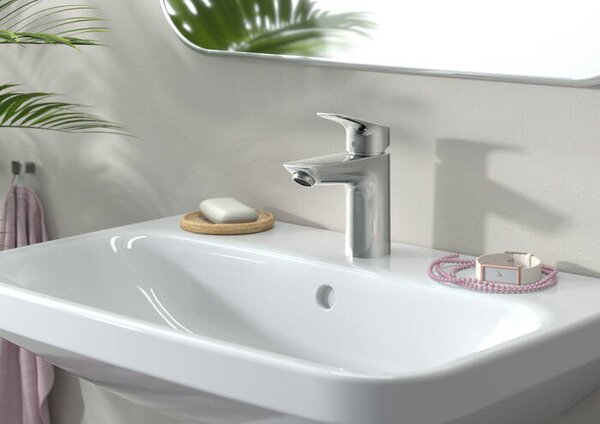 Hansgrohe Logis - Páková umyvadlová baterie 100 bez odtokové soupravy, chrom 71101000