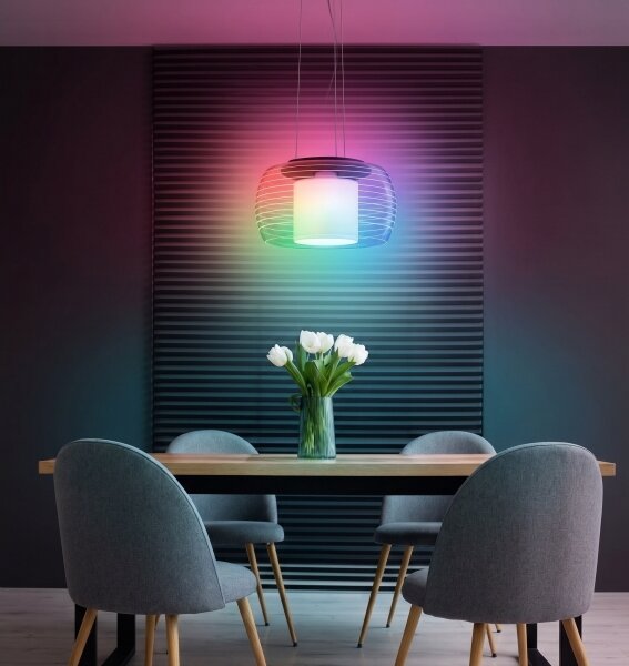 Eglo 99023 - LED RGB Stmívatelný lustr na lanku BRIAGLIA-C LED/24,8W/230V