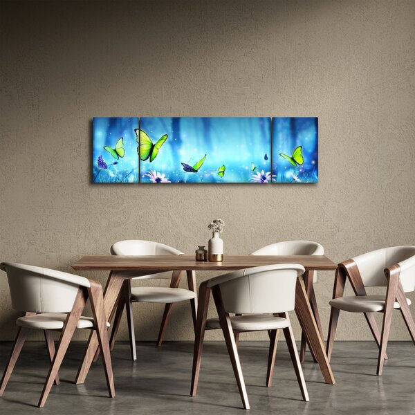 Obraz - Mystická lesní mýtina (170x50 cm)