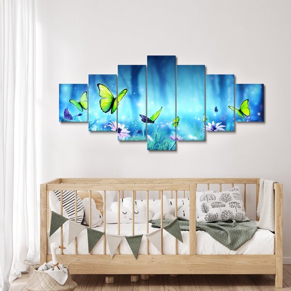 Obraz - Mystická lesní mýtina (210x100 cm)