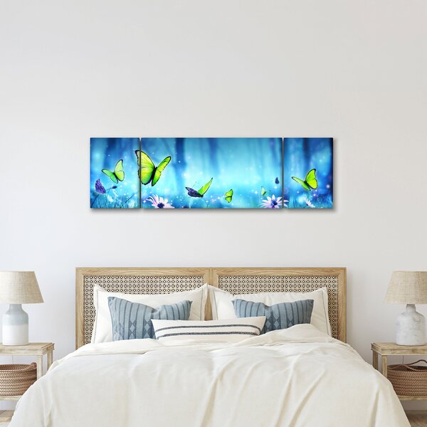 Obraz - Mystická lesní mýtina (170x50 cm)