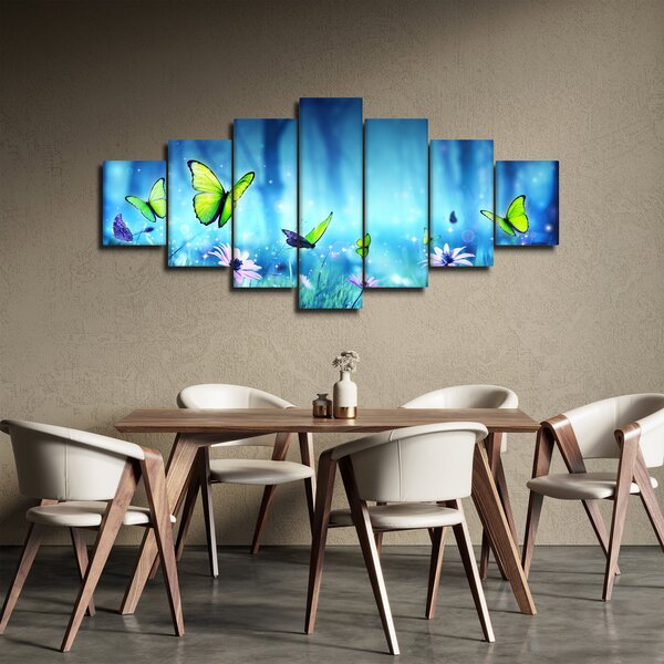 Obraz - Mystická lesní mýtina (210x100 cm)