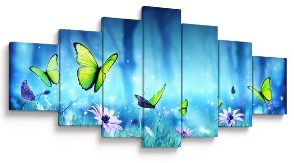 Obraz - Mystická lesní mýtina (210x100 cm)