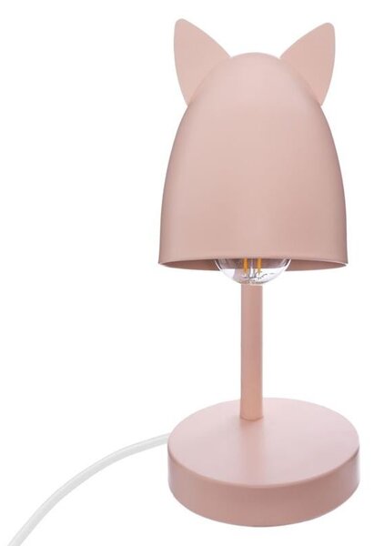 DekorStyle Stolní lampa LEREN růžová