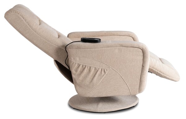 Relaxační křeslo Spiker (béžová). Akce -8%