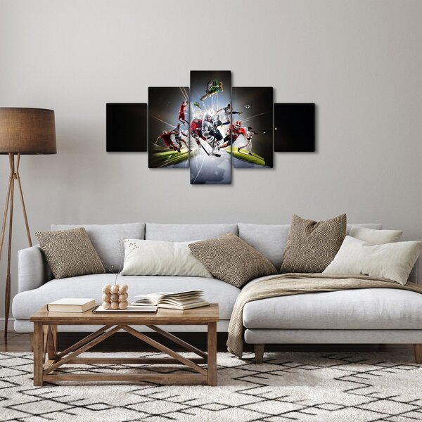 Obraz - Sportovci (125x70 cm)