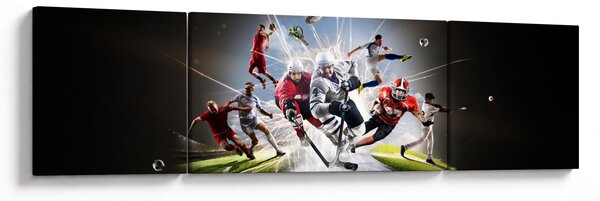 Obraz - Sportovci (170x50 cm)