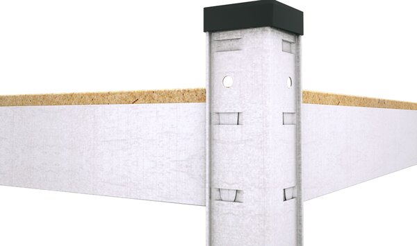 Kovový regál ECONOMY 150x70x30 4 police - pozinkovaný
