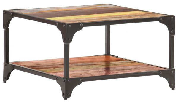 Konferenční stolek 60 x 60 x 35 cm masivní recyklované dřevo