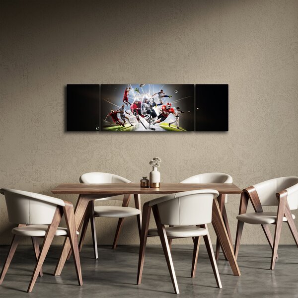 Obraz - Sportovci (170x50 cm)