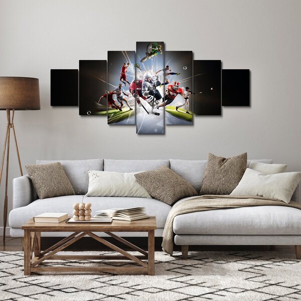 Obraz - Sportovci (210x100 cm)