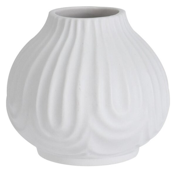 DekorStyle Porcelánová váza 12x11 cm bílá