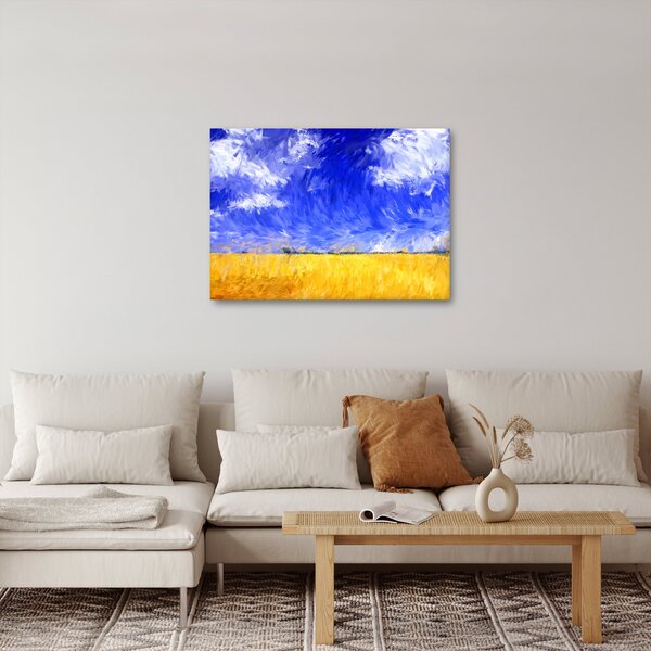 Obraz - Olejomalba, Zlaté pole (70x50 cm)