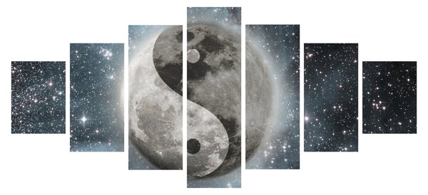 Obraz - Vesmírná rovnováha (210x100 cm)