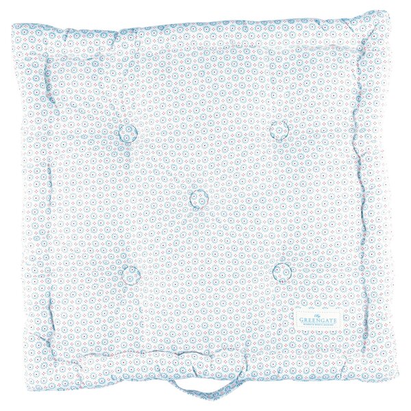 Prošívaný podsedák Narina Pale Blue 50 × 50 cm