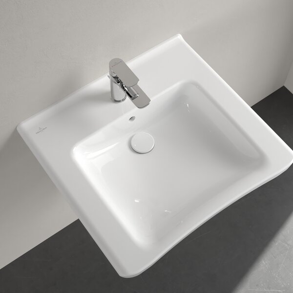Villeroy & Boch ViCare umyvadlo 60x55 cm obdélníkový klasický bílá lesk 4A8060R1