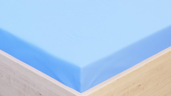 Tegatex Prostěradlo Jersey s elastanem stř. modrá Velikost: 90*200 cm