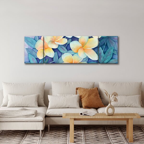 Obraz - Tropické keře (170x50 cm)
