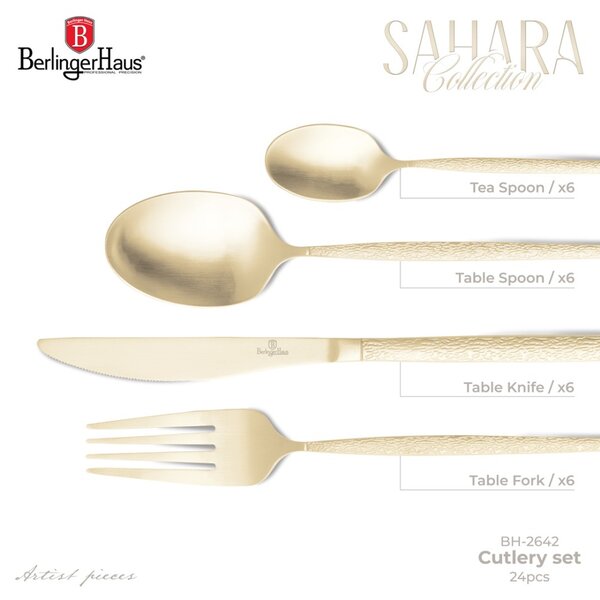 Sada příborů 24 ks satén Sahara Collection