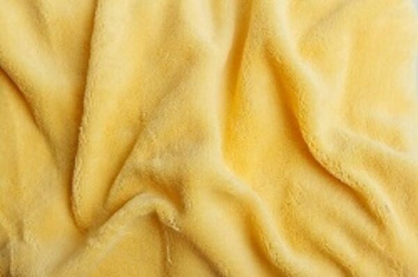 Prostěradlo mikroflanel SLEEP WELL® - žlutá - žlutá - 90*200 cm