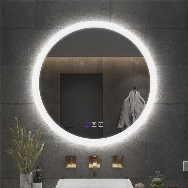 Rea Rea, Zrcadlo LED BLUETOOTH FFJ 60cm, HOM-06501