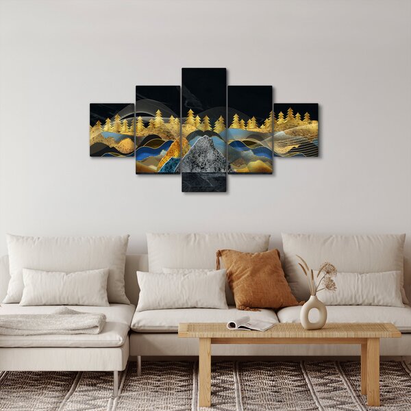 Obraz - Zlaté hory (125x70 cm)