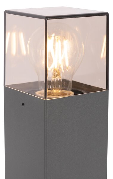 Moderní venkovní stojací lampa 30 cm tmavě šedá IP44 - Dánsko