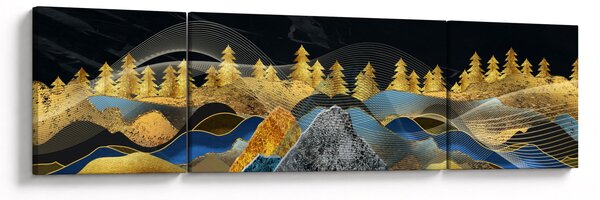 Obraz - Zlaté hory (170x50 cm)