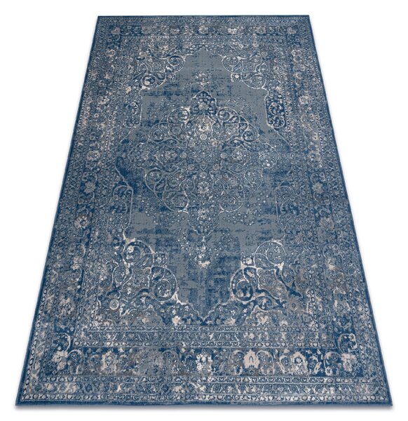 Makro Abra Vlněný kusový koberec NAIN 7599/51611 Klasický modrý béžový Rozměr: 120x170 cm