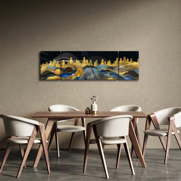 Obraz - Zlaté hory (170x50 cm)