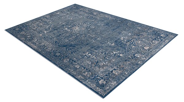 Makro Abra Vlněný kusový koberec NAIN 7599/51611 Klasický modrý béžový Rozměr: 120x170 cm