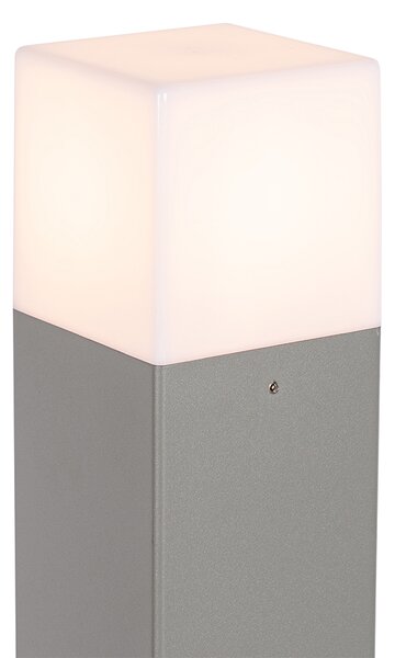 Moderní venkovní stojací lampa šedá 70 cm IP44 - Dánsko