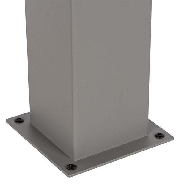 Moderní venkovní stojací lampa šedá 70 cm IP44 - Dánsko