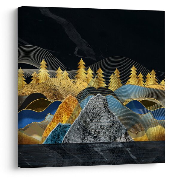 Obraz - Zlaté hory (30x30 cm)