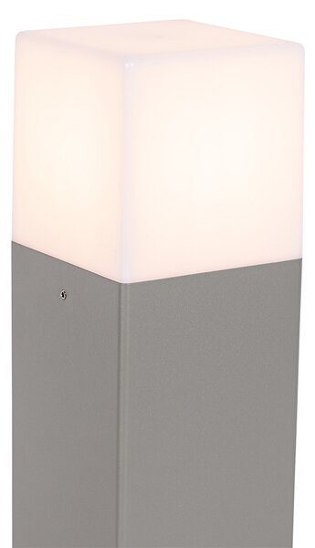 Moderní venkovní stojací lampa šedá 30 cm IP44 - Dánsko
