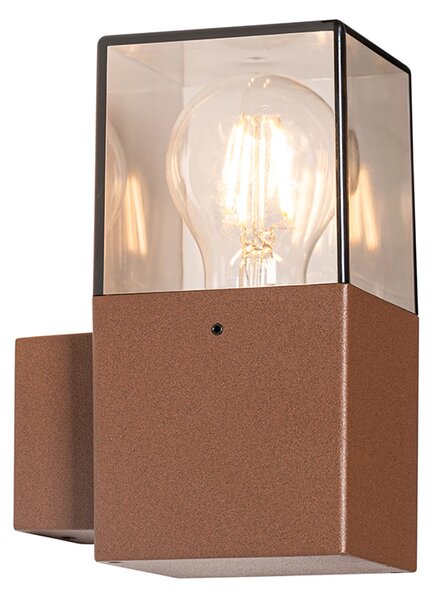 Chytrá venkovní nástěnná lampa rezavě hnědá IP44 vč. Wifi P45 - Dánsko